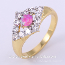 wholesale carbide finger ring for women with double color plating
Rhodium plated jewelry is your good pick